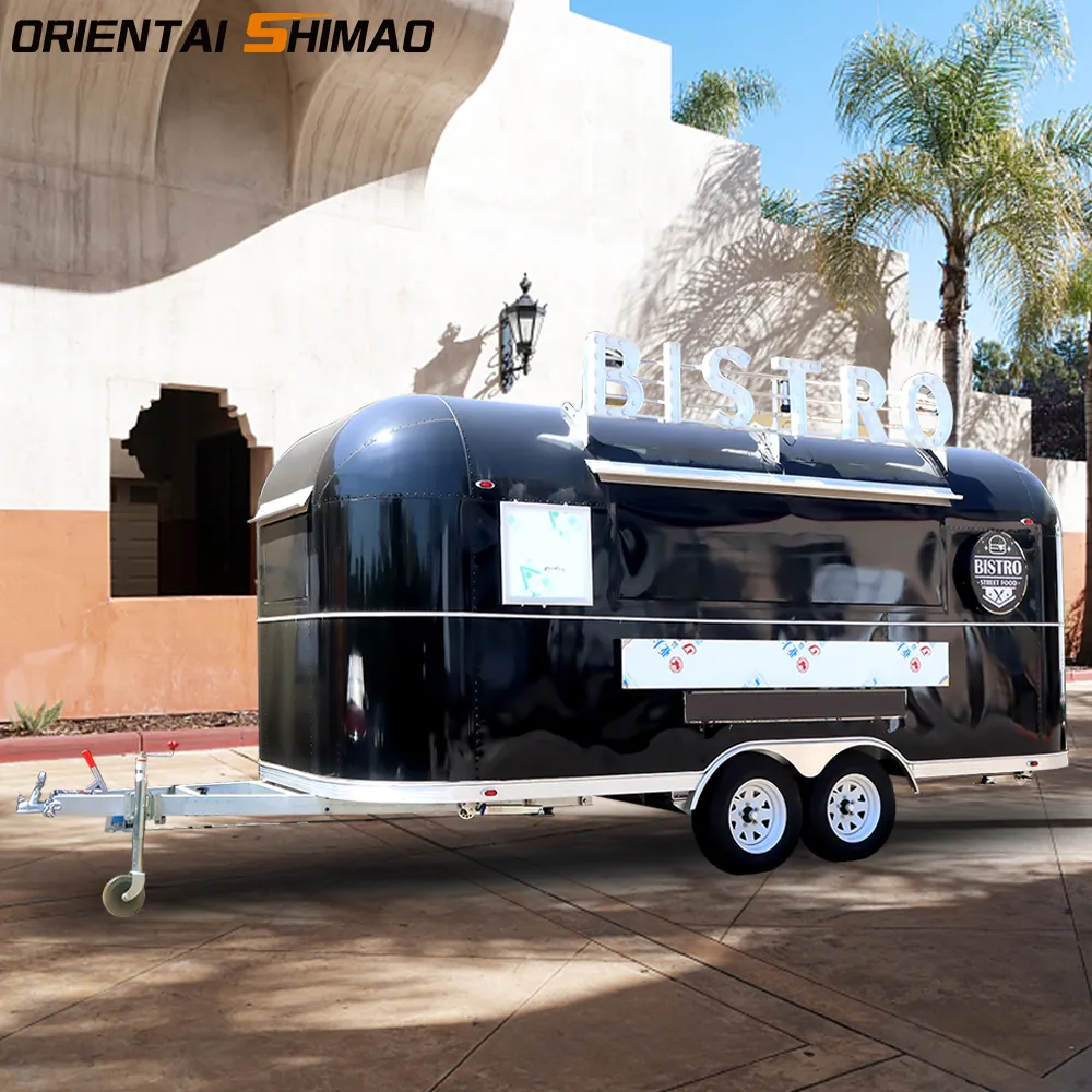 Remolque de comida oriental shimao black airstream