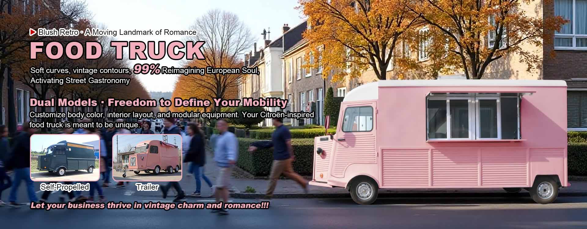 Camión REMOLQUE DE ALIMENTOS