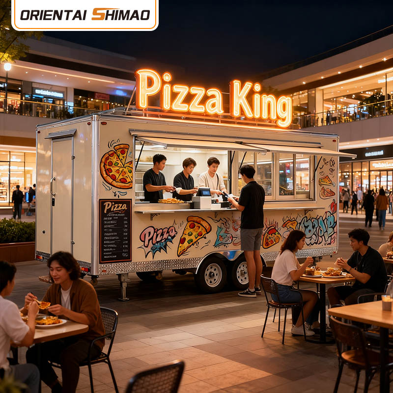 Tráiler de comida lista para franquicia