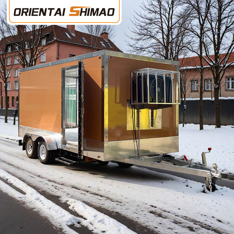 Tráiler de congelador aislado para temperaturas extremas