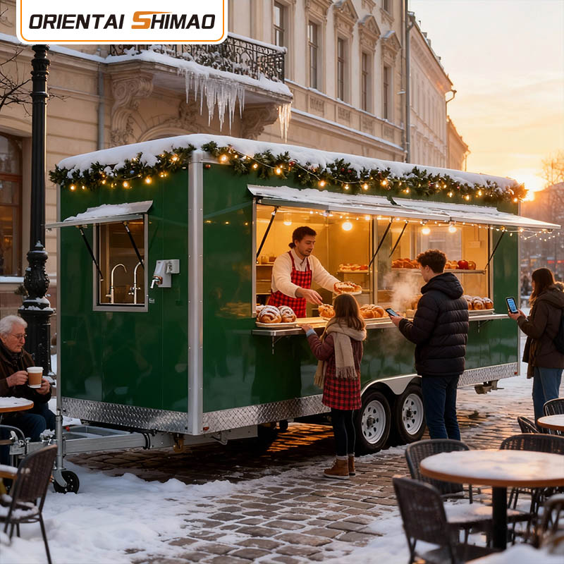Remolque móvil de comida de bar