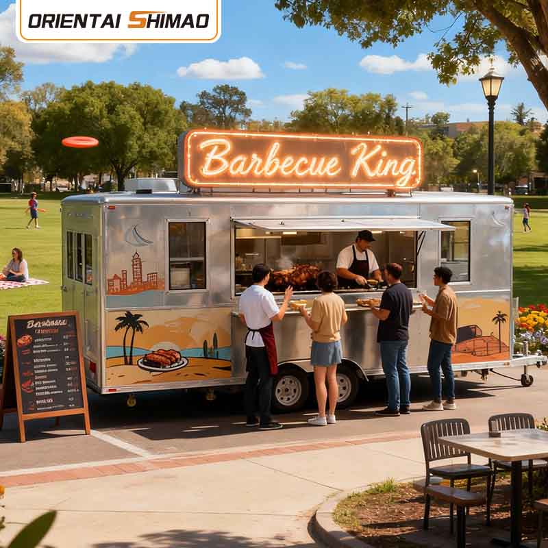 Remolque móvil para camión de comida